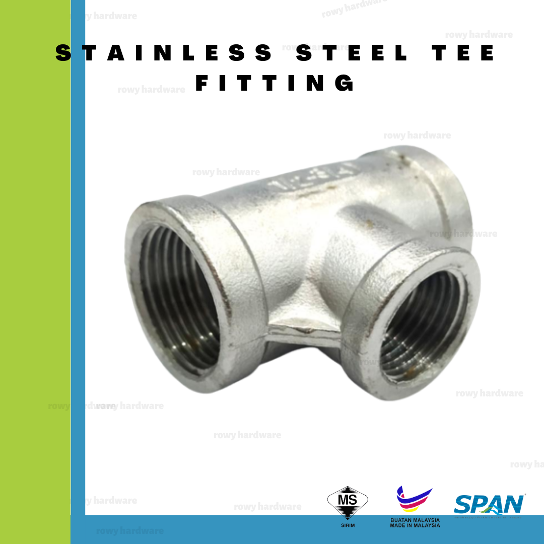 3 4 stainless steel tee / stainless steel t connector
