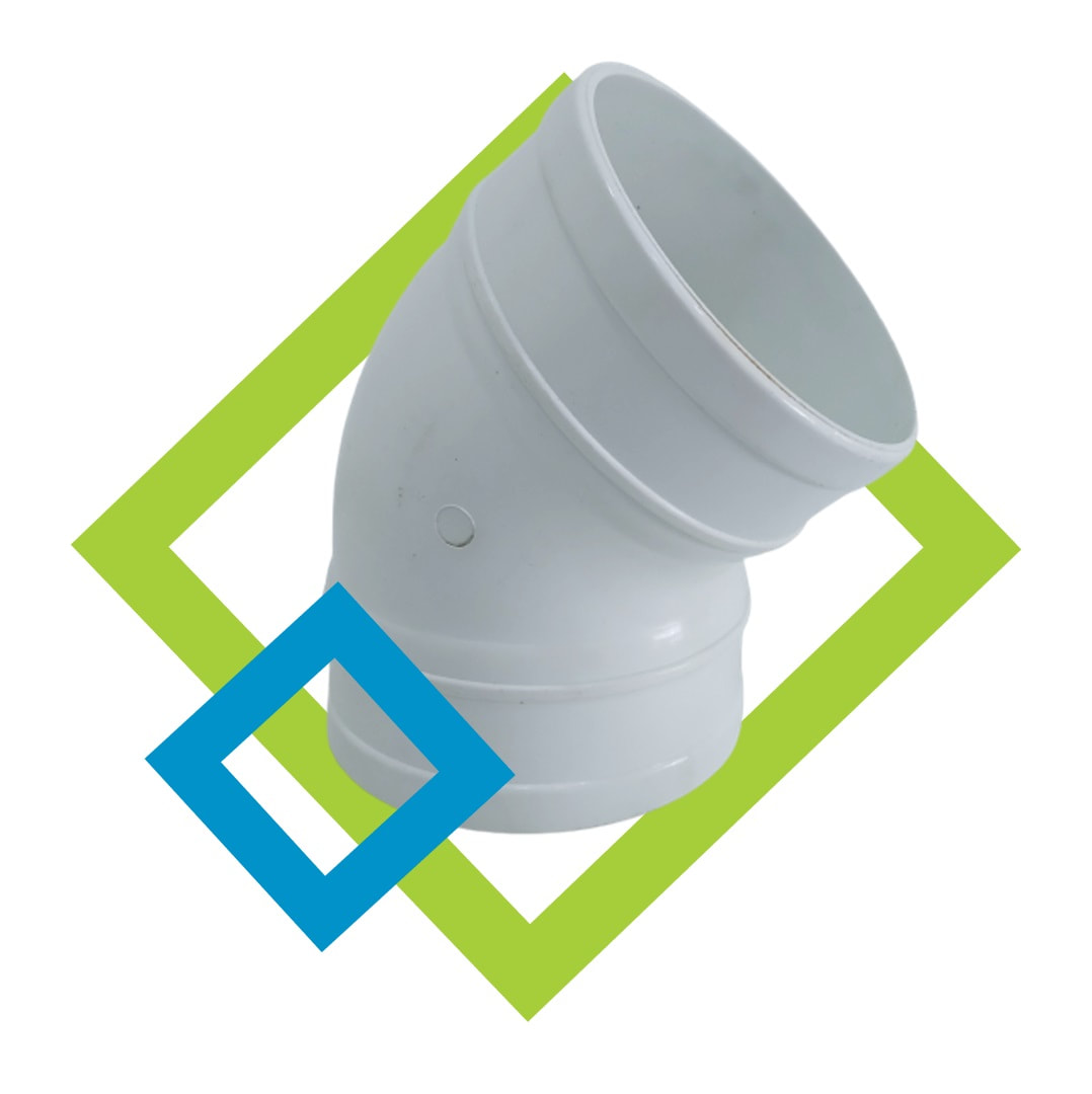 upvc 45 degree bend