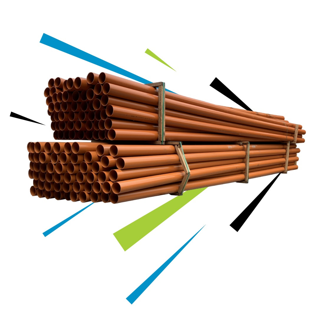 Brown uPVC Underground Pipe