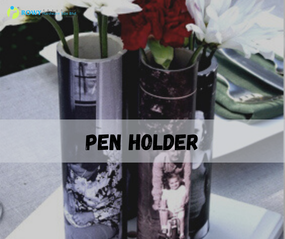 pvc pipe as pen holder