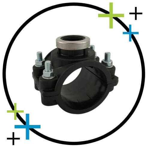 Poly Pipe Saddle Clamp