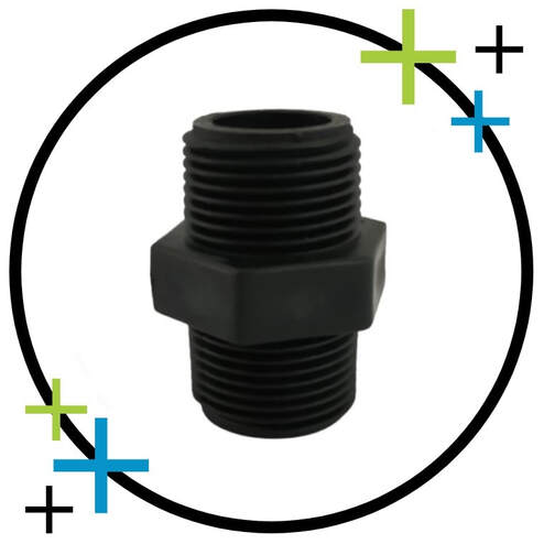 Poly Pipe Nipple