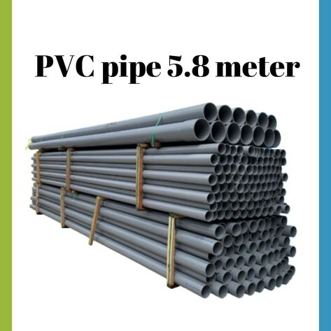 high quality pvc plumbing water pipe 5.8 meter