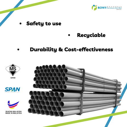2.5 inch pvc pipe in mm