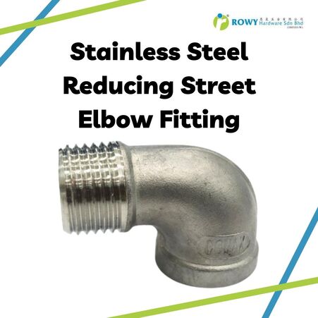 stainless steel reducer street elbow fitting 