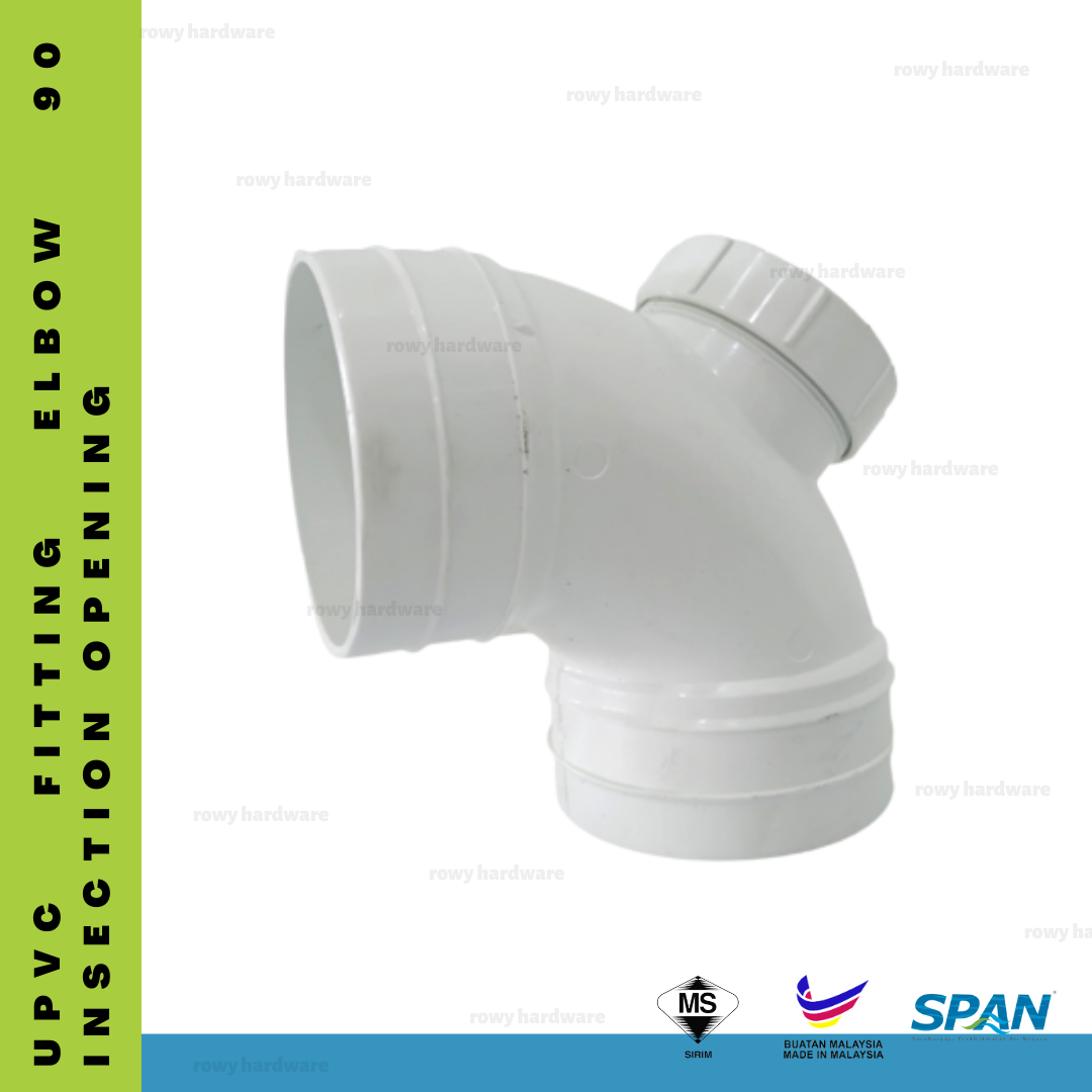 UPVC ELBOW 90 INSPECTION OPENING UPVC FITTING
