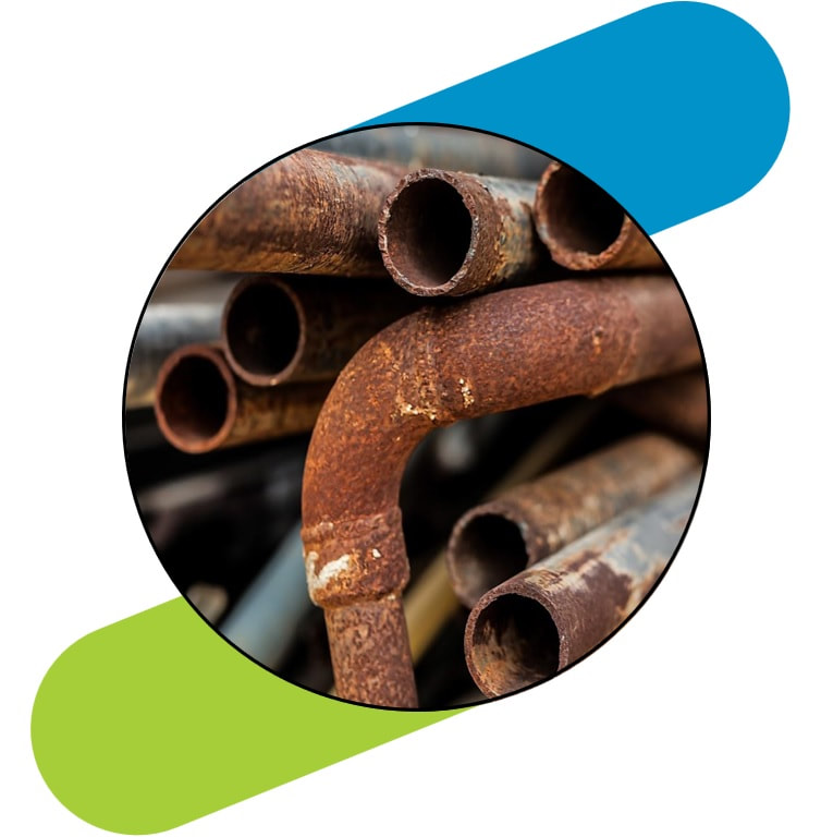 Rusty gi pipe
