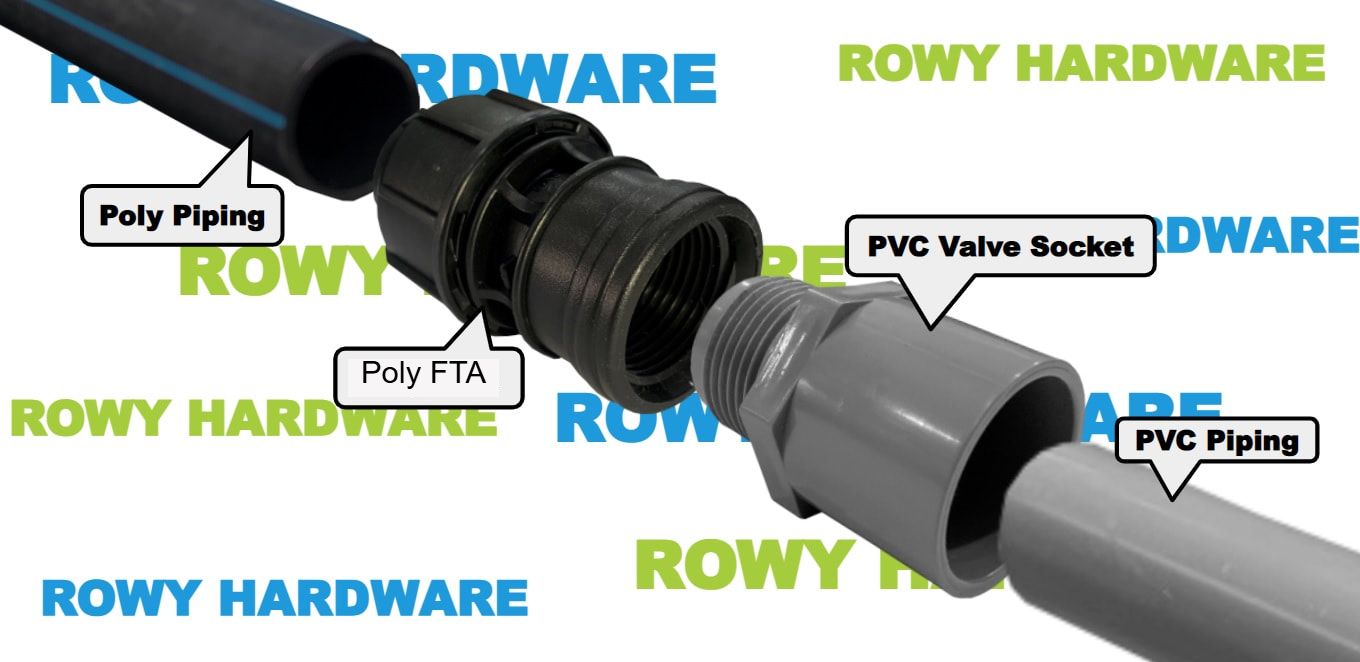 Poly To PVC Adapter