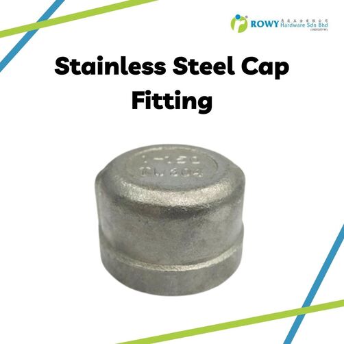 Round cap s/s fitting
