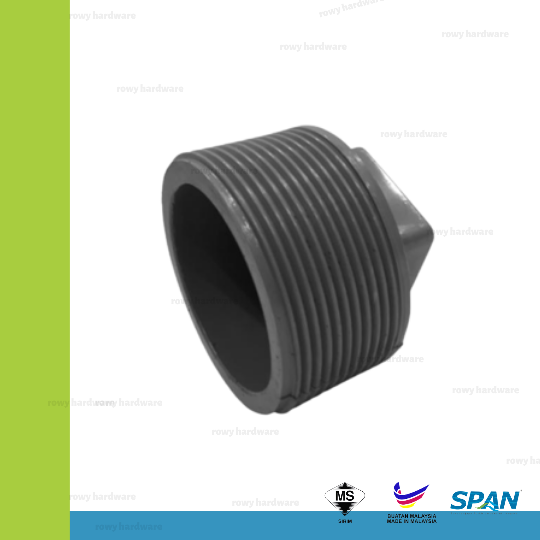 end plug pvc pipe fitting 