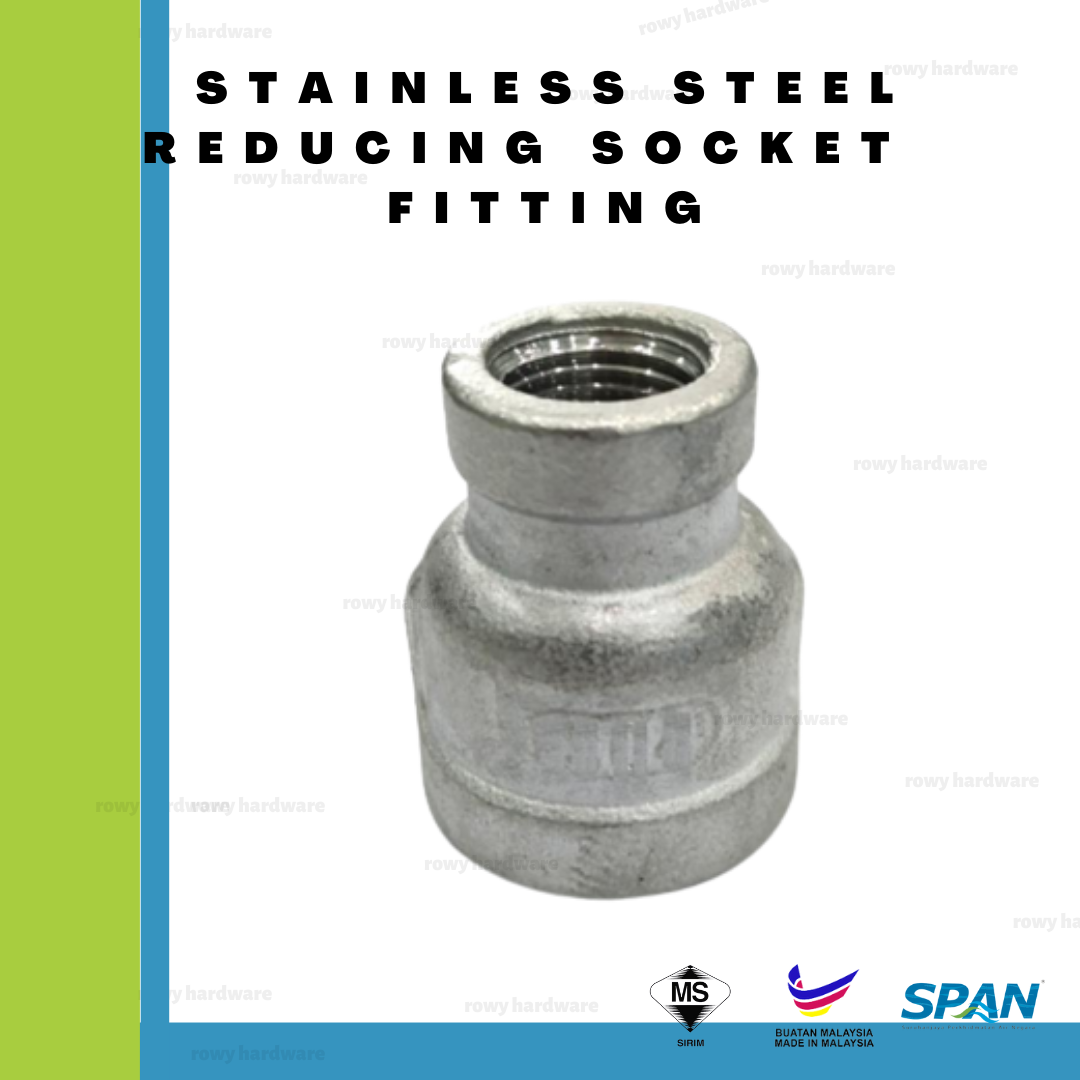 reducing socket stainless steel fitting 