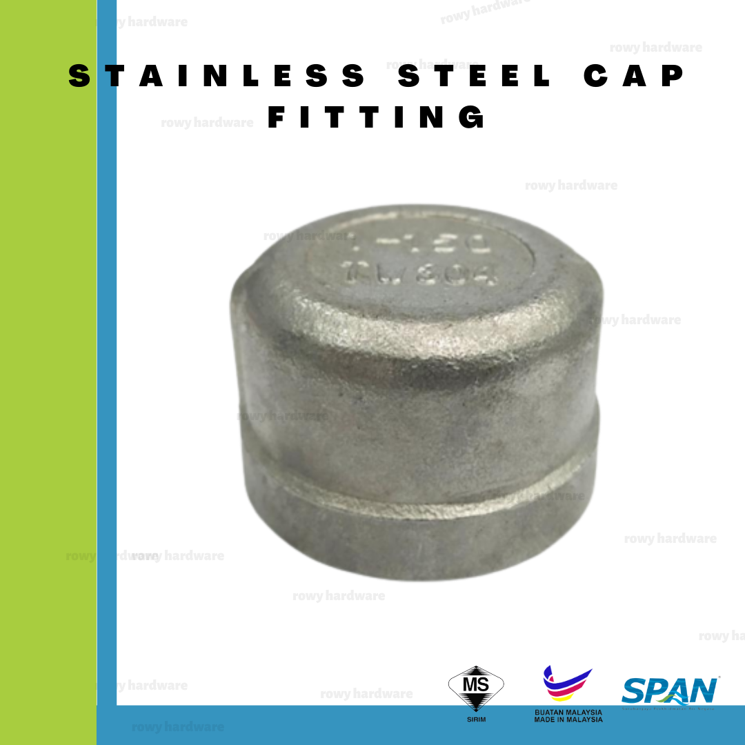 304 Stainless steel cap fitting