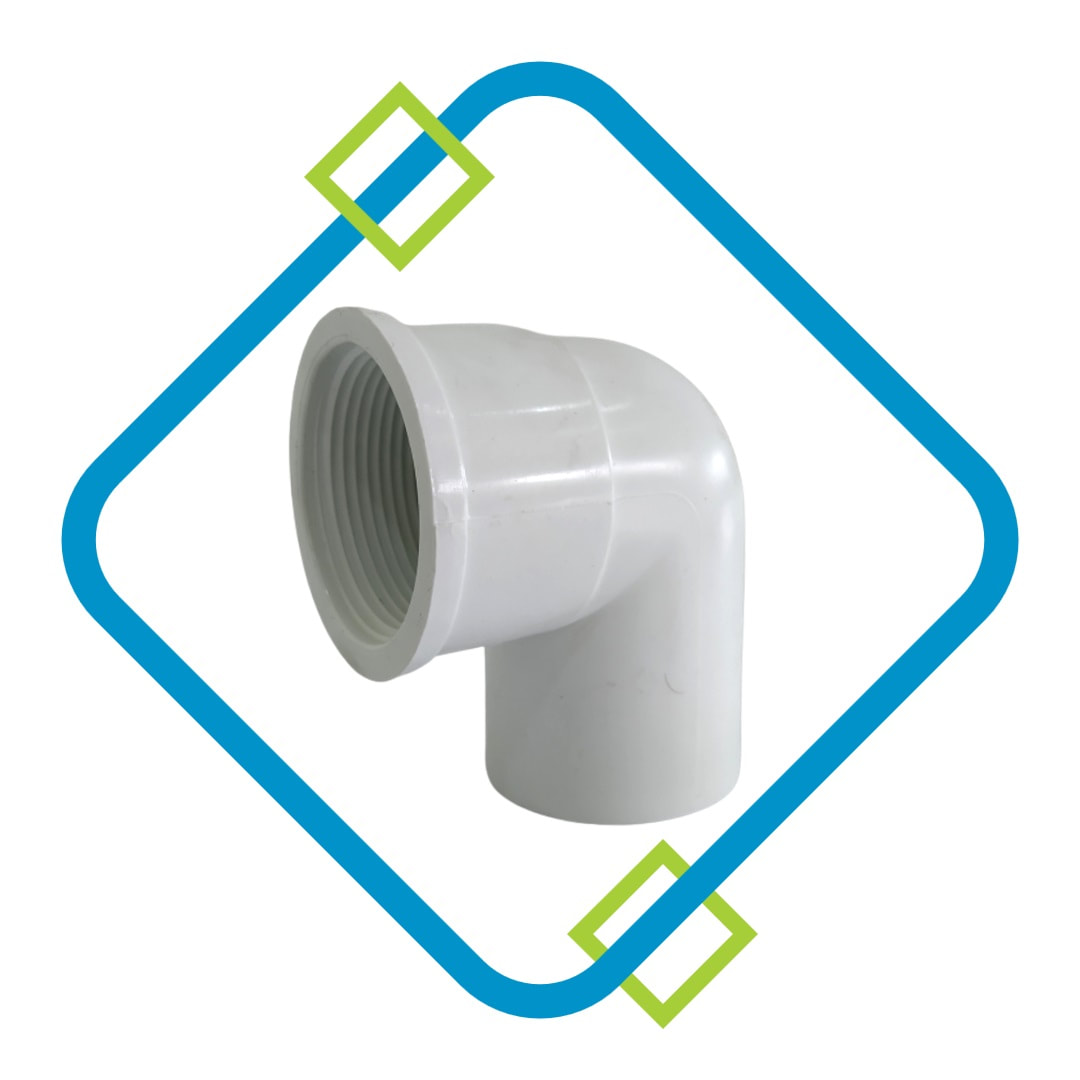 upvc elbow with threaded
